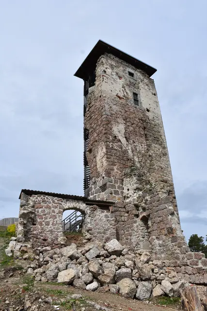 Ruine Klingenberg Bauarbeiten. 