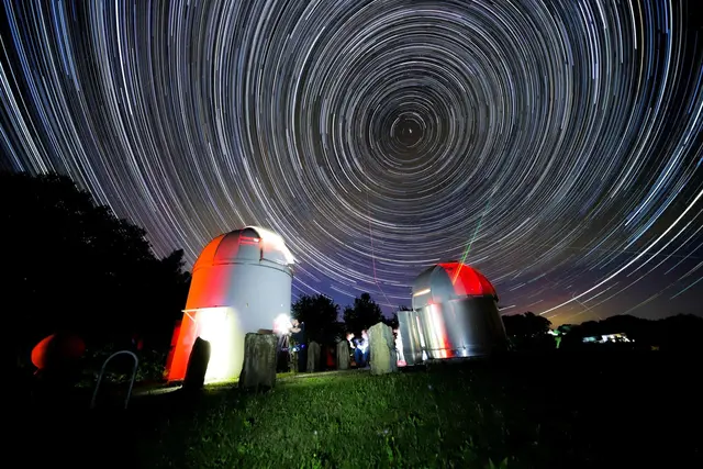 Wenn Sterne ihre Kreise am Himmel ziehen | Foto: Günter Kleinschuster