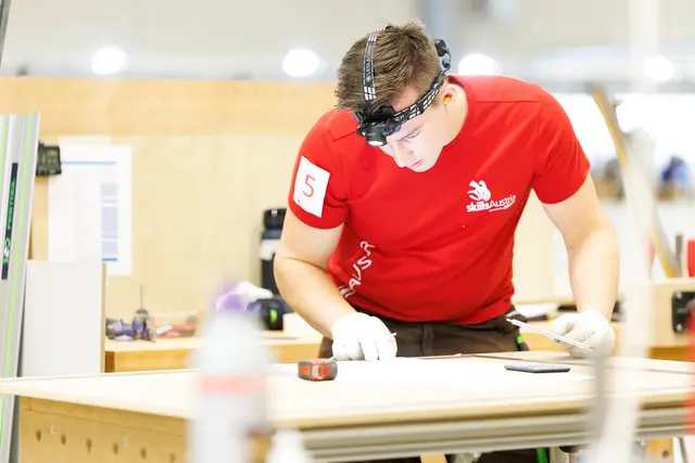 Obdacher Thomas Leitner kämpft bei den EuroSkills um Gold. | Foto: SkillsAustria/Wieser