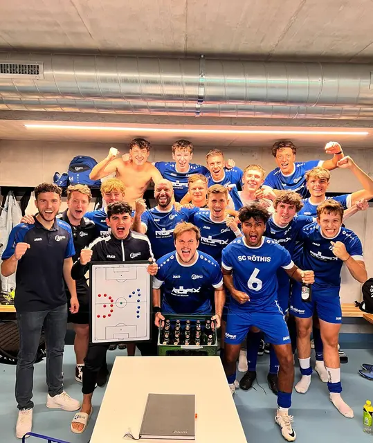 Cup-Duell gegen den österreichischen Fußballmeister: Die Landesliga-Kicker des SC Röthis freuen sich über die Auslosung. | Foto: SC Röthis