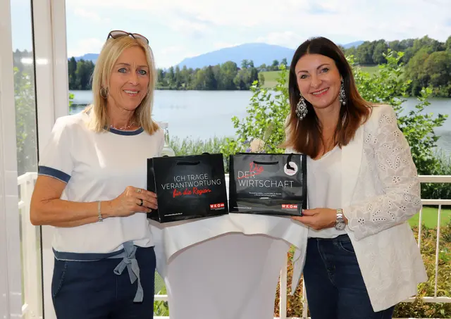 Unternehmerin Gerhild Taferner (l.) und FiW-Vorsitzende Brigitte Truppe-Bürger | Foto: Manfred Schusser