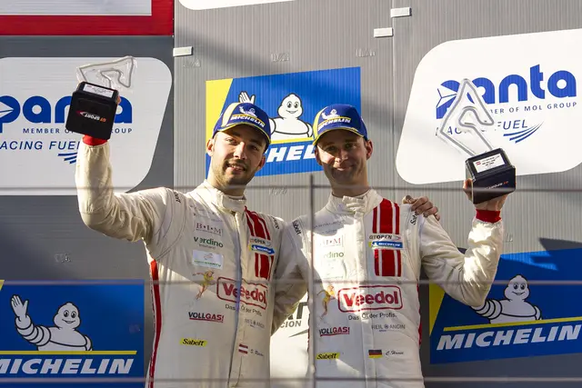 Die Fahrer Simon Reicher und Christopher Haase. | Foto: www.kartnet.de /Michael Schulz
