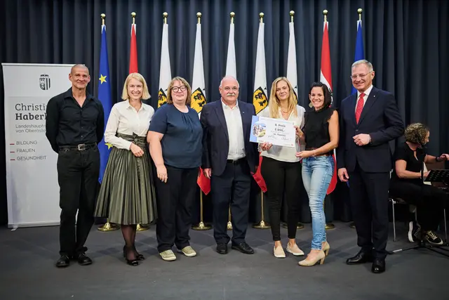 Den achten Platz ergatterte sich St. Thomas, MPS Austria in Scharten erhielt einen Sonderpreis für ihre Challenge.  | Foto: Land OÖ/Peter Mayr