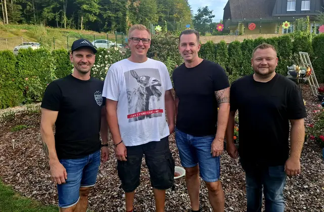Alexander Edler, Thomas Veronik, Jürgen Kupinsky und Martin Strohmaier haben den neuen Verein gegründet. | Foto: Nikolaus Brauchtumsfreunde – Wies