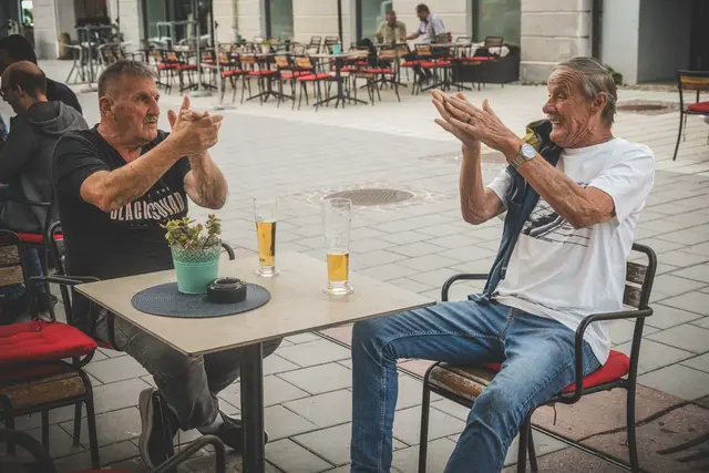 Beste Stimmung herrschte zur flotten Discomusik. | Foto: Klaus Pressberger