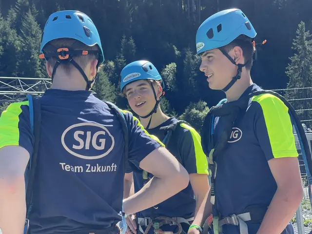 Ein actionreicher Lehrlingsausflug in den Hochseilpark Saalbach Hinterglemm. | Foto: SIG