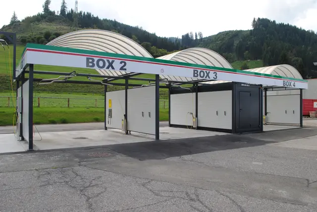 Die Waschstraße ist bereits fertig. | Foto: MeinBezirk/Birgit Pichler