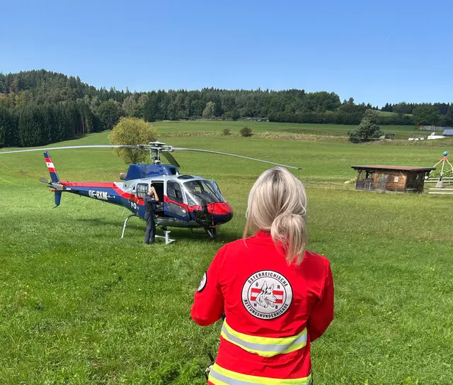 Gemeinsam mit der Polizei wurde nach dem Vermissten gesucht. | Foto: Österreichische Rettungshundebrigade