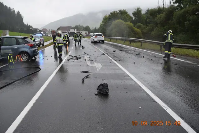 Die Unfallstelle in Obdach. | Foto: FF Obdach