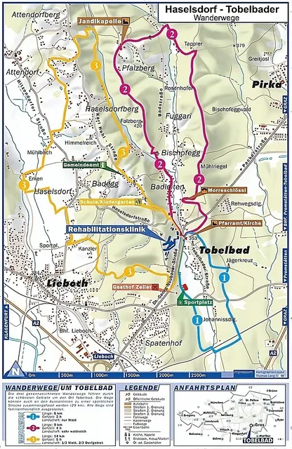 Drei ausgewiesene Wanderwege erlauben es, den 660 Hektar großen Ort mit einem Waldanteil von über 70 Prozent zu erkunden. | Foto: Gemeinde Haselsdorf-Tobelbad