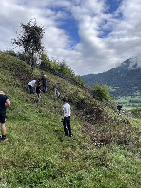 Die Schüler:innen waren fleißig bei der Sache. 