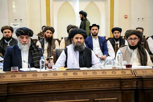 SYMBOLBILD. Vertreter des Taliban-Regimes in Kabul, Afghanistan.  | Foto: - / AFP / picturedesk.com