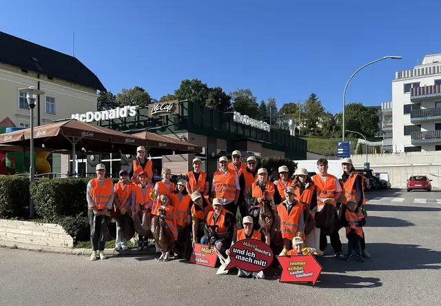 Diesen Herbst startet McDonald’s Österreich bereits zum dritten Mal die Kampagne „Mach keinen Mist“, die sich gegen das achtlose Wegwerfen von Müll stark macht. | Foto: McDonald’s Klosterneuburg