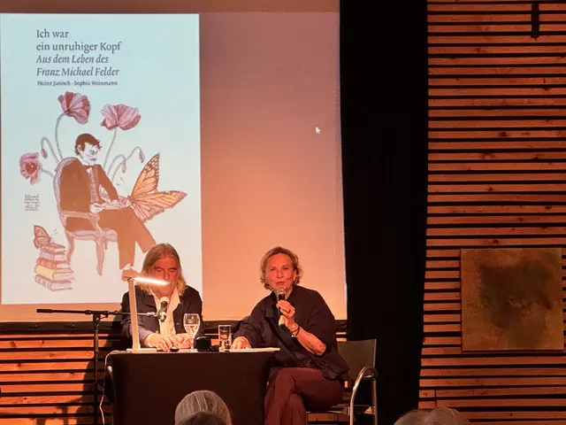 Das neueste Buch von Autor Heinz Janisch "Ich war ein unruhiger Kopf - Aus dem Leben des Franz Michael Felder". Hier im Gespräch mit Christa Eder, Autorin und Ö1-Kulturredakteurin  | Foto: Andrea Glatzer