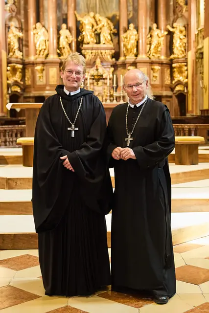 Der neugewählte Abt Ludwig Wenzl (l.) und Abt Georg Wilfinger (r.) | Foto: Franz Gleiß Stift Melk
