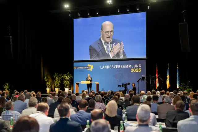 Johannes Pressl wurde erneut zum Präsidenten des NÖ Gemeindebundes gewählt. | Foto: David Schreiber