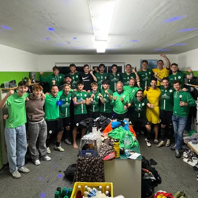 Großer Jubel beim USV Mooskirchen nach dem 1:0-Sieg über Tabellenführer Großklein | Foto: USV Mooskirchen