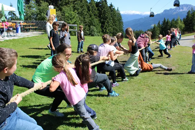 Seilziehen mit den Highlandern des "Miller-Clan" am Sulzstich. | Foto: SK Inzing