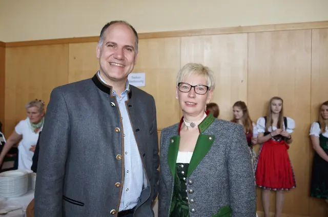 Deutschlandsbergs Bezirksbäuerin Angelika Wechtitsch und Obmann der Bezirksbauernkammer Christian Polz. | Foto: MeinBezirk/Susanne Veronik