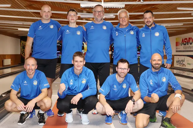 KSK Klagenfurt-Magdalensberg:
stehend von links: Andrej Lahovec, Rafael Waldhauser, Werner Rössler, Adolf Pichler und Daniel Waldhauser;
hockend von links: Dominik Konec, Sandro Winter, Martin Oberrauner und Roman Leitner