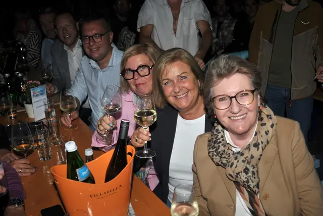 Erika Buchinger genoss sichtlich den Abend. | Foto: Sascha Trimmel