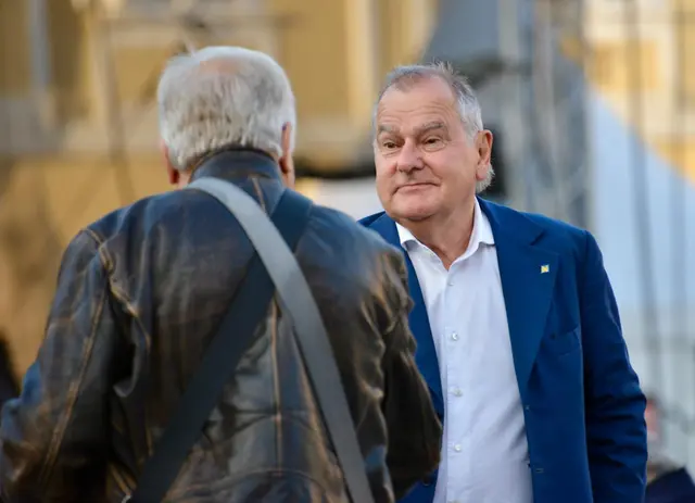 Auch Franz Dinhobl mischte sich unter die Besucher. | Foto: Sascha Trimmel