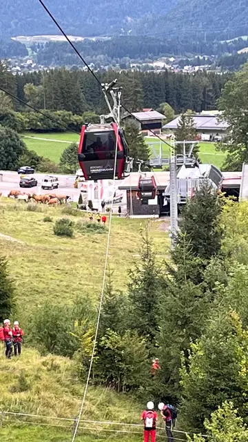 Auch im Bereich des Hahnenkamms wurde geübt. | Foto: Wolfgang Scheucher
