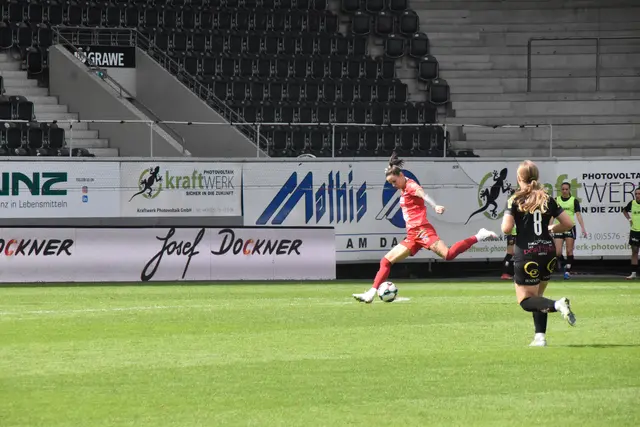 Lilla Sipos trifft zum 3:1 in der Nachspielzeit. | Foto: Michael Strini