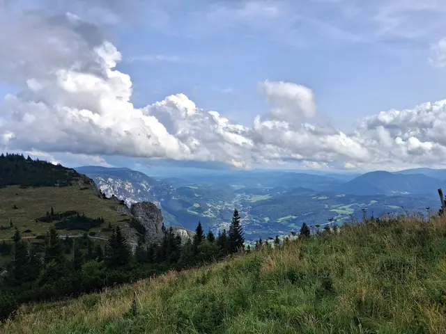 und genieße die Aussichten,  die vorher verdeckt waren.