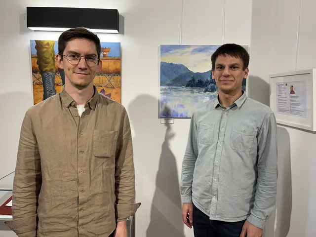 Paul Bogner und Mathias Lauter schätzen die Tiefgründigkeit hinter den Werken | Foto: Franziska Führer