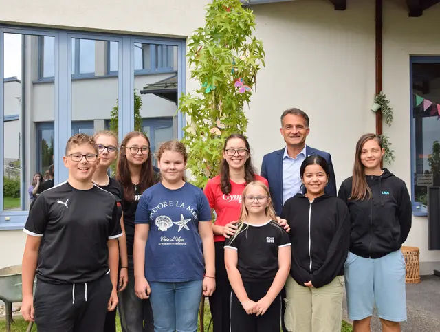 Das BG/BRG Zwettl hieß zu Beginn des neuen Schuljahres die neuen Schülerinnen und Schüler der ersten und fünften Klassen herzlich willkommen. | Foto: Gymnasium Zwettl