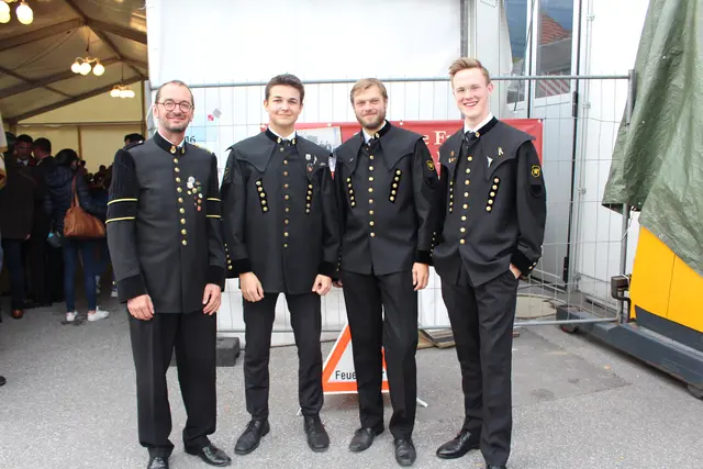 Otto, Florian, Alex und Martin von der Haller Salienenmusik