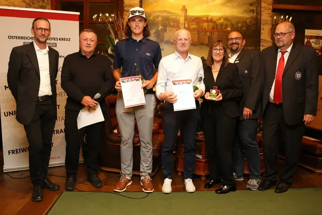 Sieger Netto C wurde Karl Hasenöhrl (nicht am Bild, GC Linz - St. Florian) vor Roman Zahrer (GC Maria Theresia Haag/Hausruck) und Tobias Kern (Linzer GC Luftenberg). | Foto: Eckhart Herbe