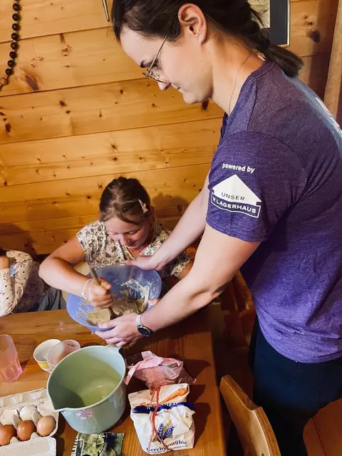 Ein weiterer Höhepunkt war das gemeinsame Kochen mit Kindern. | Foto: LJ Kuchl