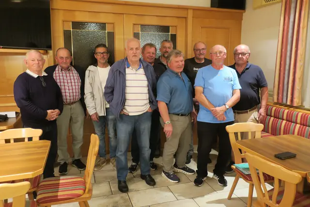 Walter Kallinger, Josef Windisch, Anton Beisteiner, Otto Niemandsfreund, Alois Bader, Walter Hoschopf, Franz Biller, Josef Schitkovits, Ludwig Lapatschek, Helmut Grubich. | Foto: Lapatschek Ludwig