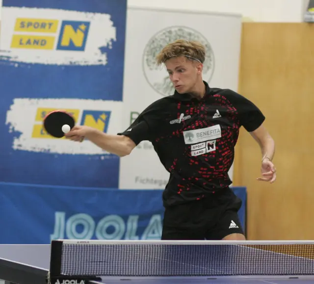 Julian Fellinger blieb in seinen beiden Einzelpartien ungeschlagen. | Foto: TTC Guntramsdorf