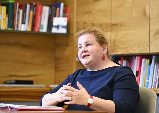 Korinna Schumann (SPÖ), Bundesministerin für Arbeit, Soziales, Gesundheit, Pflege und Konsumentenschutz. | Foto: HANS KLAUS TECHT / APA / picturedesk.com
