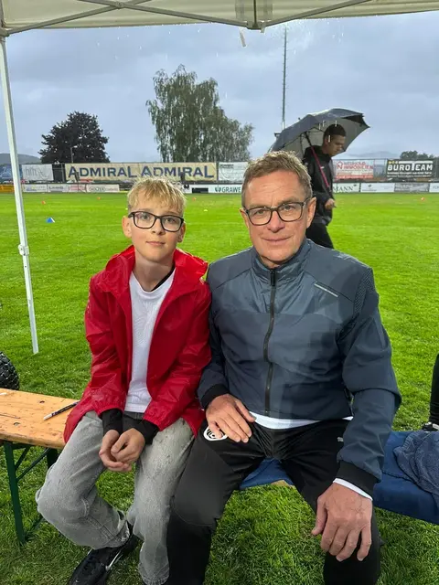 Auch David Prenninger, der bei Flavia Solva spielt, hat sich Tipps vom Teamchef geholt. | Foto: Privat