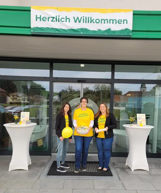 Begrüßung bei der Hausmesse. | Foto: Grillenberger