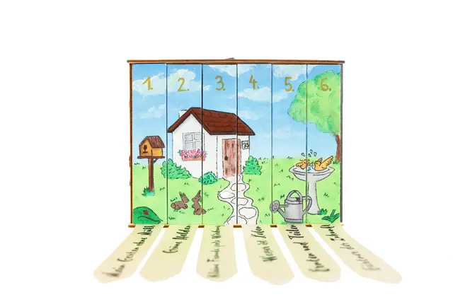 Über Platz 3 durfte sich Nevena Jovanovic vom KGV Am Schöpfwerk im 12. Bezirk freuen, die eine aufwändige Bucher-Sammelbox mit dem Titel „Zukunft pflanzen“ gestaltete. | Foto: Stefan Zamisch