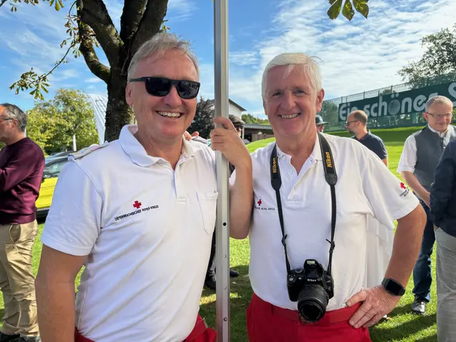Wolfgang Preslmair und Manfred Neuling: Kein Turnier gäbe es ohne die routinierten Organisatoren vom Roten Kreuz St. Georgen/Gusen. | Foto: MeinBezirk Perg