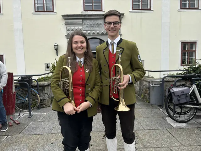 Melanie Wagner und Lukas Teufel aus Neustadtl. | Foto: Dietl-Schuller