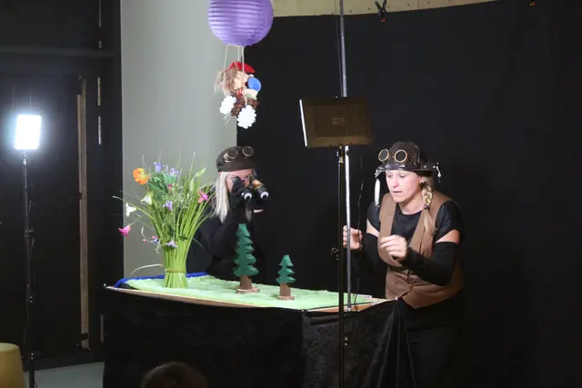 Ein Puppentheater sorgte für gute Unterhaltung bei den Kindern.