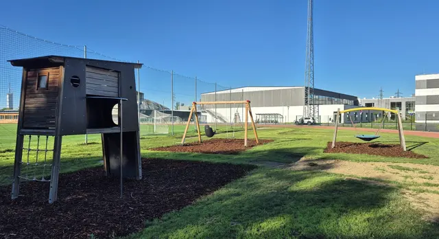Spielgeräte für Freizeitfläche am Schulcampus bieten Trainingsmöglichkeiten. | Foto: Stadtgemeinde Hollabrunn