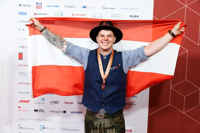 Daniel Schinagl aus Lengau, beschäftigt bei Palfinger. | Foto: SkillsAustria