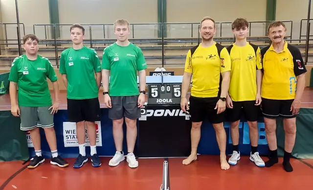 Paul Huber, Jonas Gaiswinkler, Kilian Fraberger, Thomas Mayr, Sven Kremser und Peter Blaim. | Foto: Reinhard Pleßl