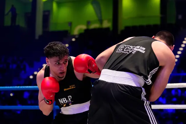 Derouiche bei der "Bounce Fight Night Austria" im März 2025. | Foto: Guenther Iby / SEPA.Media / picturedesk.com