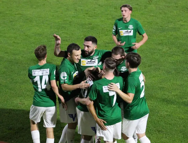 David Krska stellte die Weichen auf Sieg - das Team jubelte zusammen! | Foto: SK Eggenburg