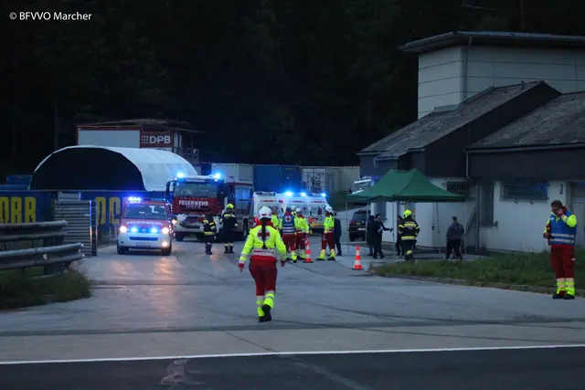 Feuerwehren und Rotes Kreuz arbeiteten perfekt zusammen. | Foto: BFV Voitsberg/Patrick Marcher