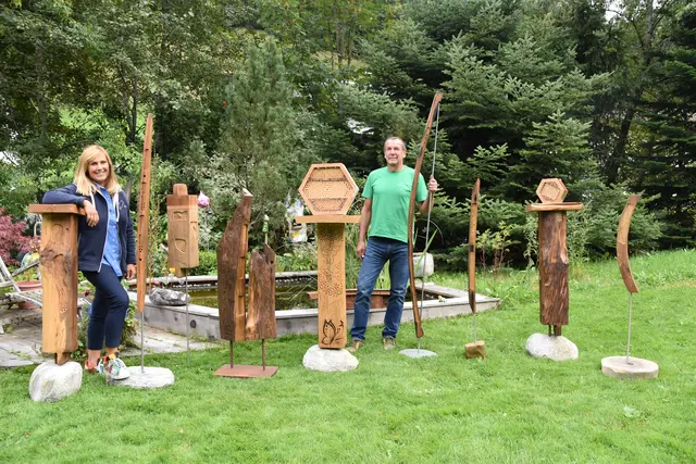 Die Nisthilfen von Karin und Andreas Farnik sind funktional und erfüllen auch optische Ansprüche. | Foto: Kainz